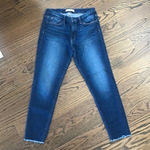 FLYING MONKEY CROPPED SKINNY JEANS